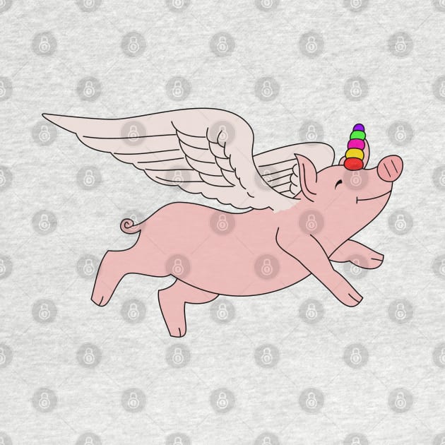 Magical Pig by The Lemon Stationery & Gift Co